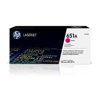 HP CE343A 651A Original LaserJet Toner Cartridge, Magenta, Single Pack