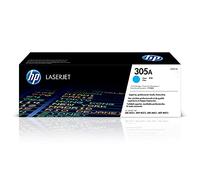 HP CE411A 305A Original LaserJet Toner Cartridge, Cyan, Single Pack