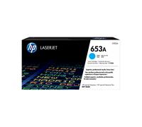 HP CF321A 653A Original LaserJet Toner Cartridge, Cyan, Single Pack