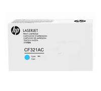 HP CF321AC/653A Toner cartridge cyan Contract, 16.5K pages ISO/IEC 197