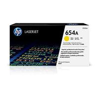 HP CF332A 654A Original LaserJet Toner Cartridge, Yellow, Single Pack
