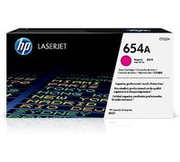 HP CF333A 654A Original LaserJet Toner Cartridge, Magenta, Single Pack