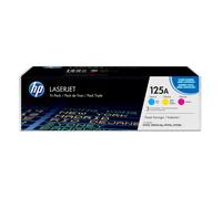 HP CF373AM 125A Original LaserJet Toner Cartridges, Cyan/Magenta/Yellow, Multipack