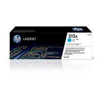 HP CF381A 312A Original LaserJet Toner Cartridge, Cyan, Single Pack