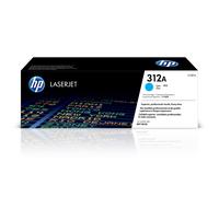 HP CF381A 312A Original LaserJet Toner Cartridge, Cyan, Single Pack