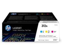 HP CF440AM/312A Toner cartridge MultiPack cyan magenta yellow, 3x2.7K pages ISO/IEC 19798 Pack=3 for HP CLJ Pro M 476