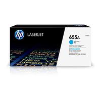 HP CF451A 655A Original LaserJet Toner Cartridge, Cyan, Single Pack