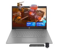 HP Chromebook 14" HD Laptop for Business & Students, Intel Celeron N4120, 4GB LPDDR4, 576GB Storage(64GB eMMC+512GB Docking Station), UHD Graphics, Webcam, Long Battery Life, Chrome OS, Modern Gray