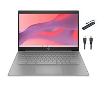 HP Chromebook 14'' HD Student and Business Laptop, Intel Celeron N4500, 4GB RAM, 64GB eMMC, Long Battery Life, Fast Charge, Chrome OS, Gray with TGY Accessories