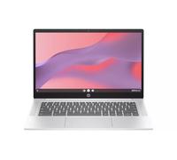 HP Chromebook 14" | Intel Processor N100 Processor| 8 GB RAM | 128 GB Flash Storage | Intel UHD Graphics | FHD Display | Up to 12hrs battery | Chrome OS | Dual Speakers | Glacier Silver | 14a-nf0003na