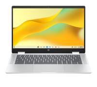 HP Chromebook x360 14b-cd0001na Intel® N N200 35.6 cm (14") Touchscreen Full HD 8 GB LPDDR5-SDRAM 128 GB eUFS Wi-Fi 6 (802.11ax) ChromeOS Silver