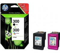 Hp Cn637Ee 300 Original Ink Cartridges Black And Tri Colour Multipack