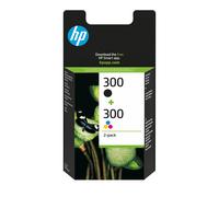 HP 300 2-pack Black/Tri-color Original Ink Cartridges