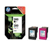 HP CN637EE Ink Cartridge 300 for Printer, HP 300 Combo 2 Pack HP CN637EE Toner Cartridge replaces HP 300 Combo 2 Pack