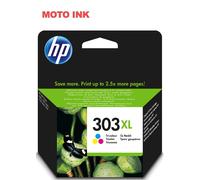 HP 303XL High Yield Tri-Color Original Ink Cartridge (T6N03AE) - Works Envy 6200, 7100, 7800 series, Envy Photo 6200, 7100, 7800 series, Tango Tango X,