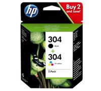 HP 304 Tri-color Original Ink Cartridge