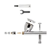 HP-CS Airbrush for Model Painting, Art, Cosplay & Nails - Dual Action Gravity Feed with 0.3mm E3 Nozzle (0.24oz Cup) - Achieve Fine Lines, Shading, Broad Coverage for Hobbyists & Professionals