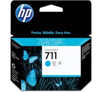 HP CZ130A 711 29ml Ink Cartridge for Designjet T120/T520 Large Format Inkjet Printers - Cyan