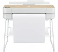 HP DesignJet Studio Wood Large Format Plotter Printer 24in up to A1, Mobile Printing, Wi-Fi, Gigabit Ethernet, Hi-Speed USB 2.0, 1-year warranty (5HB12A)