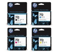 HP DesignJet T250 Printer Ink Cartridges (4 Pack) -3ED70A Multipack Original