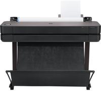 HP DesignJet T630 36-inch (5HB11D), Large Format Printer, Plotter, Standard A4-A0, 76 A1 Prints/Hour, Wi-Fi, Ethernet, USB, 2400x1200 dpi, Recycled Metal, 1-Year Warranty, Click, Black