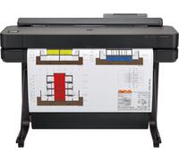 HP DesignJet T650 36-inch (5HB10D), Large Format Printer, Plotter, Standard A4-A0, 82 A1 Prints/Hour, Wi-Fi, Ethernet, USB, 2400x1200 dpi, Recycled Metal, 2-Year Warranty, Click, Black