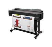 HP DesignJet T650 36-inch (5HB10D), Large Format Printer, Plotter, Standard A4-A0, 82 A1 Prints/Hour, Wi-Fi, Ethernet, USB, 2400x1200 dpi, Recycled Metal, 2-Year Warranty, Click, Black