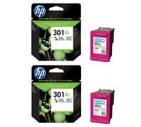 HP 301XL High Yield Tri-color Original Ink Cartridge