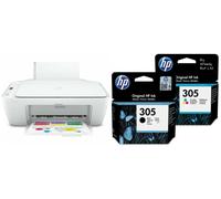 HP DeskJet 2710 All-in-One Printer with Start Inks Print copy Scan Small 305 UK