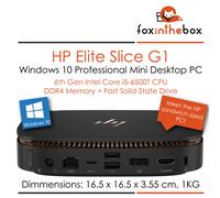 HP Elite Slice Mini Desktop PC - i5-6500T 16GB 512GB SSD Win 10 Home