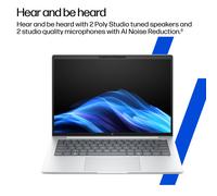 HP EliteBook 8 G1i 14 inch Notebook Next Gen AI PC Wolf Pro Security Edition Intel Core Ultra 5 228V Laptop 35.6 cm (14") WUXGA 32 GB LPDDR5x-SDRAM Wi-Fi 7 (802.11be) Windows 11 Pro