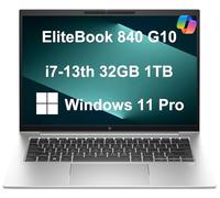 HP EliteBook 840 G10 Business Laptop (14" FHD+ Anti-Glare, Intel 10-Core i7-1355U, 32GB DDR5 RAM, 1TB SSD) Backlit, Fingerprint, 5MP IR Webcam, BO Audio, Wolf Security, Win 11 Pro w/ Copilot, Silver