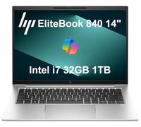 HP EliteBook 840 G10 Business Laptop (14" FHD+ Anti-Glare, Intel 10-Core i7-1355U, 32GB DDR5 RAM, 1TB SSD) Backlit, Fingerprint, 5MP IR Webcam, BO Audio, Wolf Security, Win 11 Pro w/ Copilot, Silver