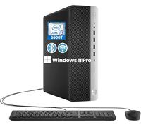 HP Elitedesk 800 G3 SFF PC Desktop PC Computer, Core i5-6500 Processor, 16GB RAM, 512GB SSD, Qwerty Keyboard, USB WiFi+BT, Windows 11 Pro (Renewed)