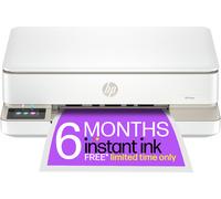 HP Envy 6120e All-in-One Thermal Inkjet Printer Includes 6 months of Instant Ink with HP+ - White, White