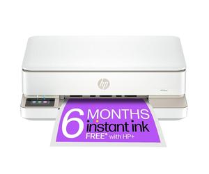 HP Envy 6132e All-in-One Inkjet Wireless Printer with Fax & 6 Months Instant Ink with HP
