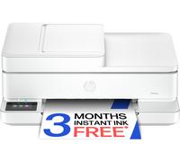 HP Envy Envy 6530e Wireless Inkjet Printer Includes 3 months of Instant Ink with HP+ - White, White
