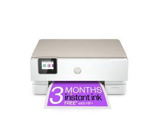 HP ENVY Inspire 7220e All-in-One Wireless Colour Printer | 3 Months of free Instant Ink | White | 2-sided printing | Touchscreen |
