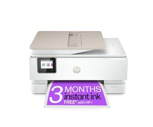 HP ENVY Inspire 7920e All-in-One Wireless Colour Printer | 3 Months of free Instant Ink | 35-page Automatic Document Feeder | White