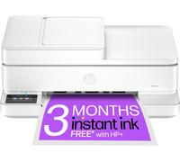 HP Envy 6530e Wireless All In One Inkjet Printer Includes 3 months of Instant Ink with HP+ - White, White
