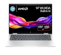HP Envy x360 14" 2in1 Laptop, AMD Ryzen 5-8640HS Processor, AI Enhanced, 16 GB RAM, 512 GB SSD, AMD Radeon Graphics, WUXGA IPS Touchscreen, Up to 14hrs 45 battery, Win 11, Glacier Silver, 14-fa0002sa