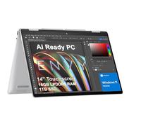 HP Envy x360 2-in-1 Laptop (14" FHD+ Touchscreen, AMD Ryzen 5 8640HS (>i7-1255u), 16GB RAM, 1TB SSD), Creator, Photographer, Designer, 2025 AI PC, Backlit KB, Webcam w/ Shutter, Copilot, Win 11 Home