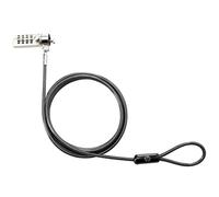 HP Essential 4 Digit Combination Code 1.22meter Security Lock Cable 4.4 Diameter