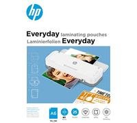 HP Everyday A6 80 Micron Glossy Clear Hot Laminating Pouches (Pack of 25)