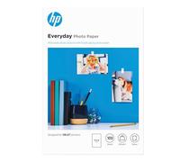 HP Everyday Photo Paper, Glossy, 200 g/m2, 10 x 15 cm (101 x 152 mm), 100 sheets