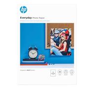 HP Everyday Photo Paper | Glossy | A4 (210 x 297 mm)| 25 sheets | 200 g/m2 | Works with inkjet printers | White | Q5451A
