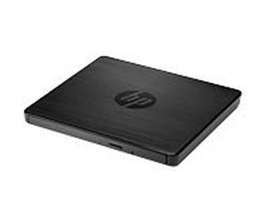 HP External Portable Slim Design CD/DVD RW Write/Read Drive, USB, Black (F2B56AA)