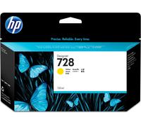 HP F9J65A/728 Ink cartridge yellow 130ml for HP DesignJet T 730/830
