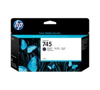 Original HP 745 Matte Black Ink Cartridge - 130ml (F9J99A)