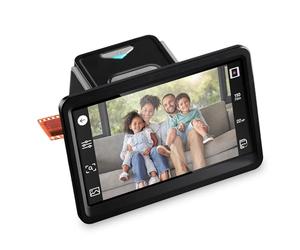 HP FilmScan Touch Screen Film & Slide Scanner Digitizer with 7” Adjustable LCD Screen, Quickly Convert Negatives & Slides to Digital 22MP JPEG Photos, Compatible with 135, 126 and 110 Film & Slides